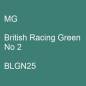 Preview: MG, British Racing Green No 2, BLGN25.